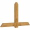 Ekena Millwork Eugene Rough Sawn Timber Gable Bracket, Western Red Cedar, 72"W x 42"H x 4"D x 6"F, 14/12 Pitch GBW072X42X0406EUG00RWR - alternate 4